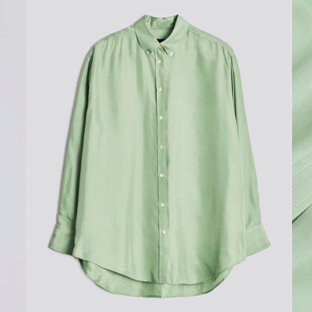 Gant relaxed silk shirt